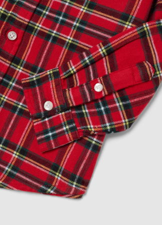 Рубашки - OVS Kids Рубашка С Длинным Рукавом Для Мальчиков Red Check 3-10 Лет