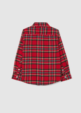 Рубашки - OVS Kids Рубашка С Длинным Рукавом Для Мальчиков Red Check 3-10 Лет