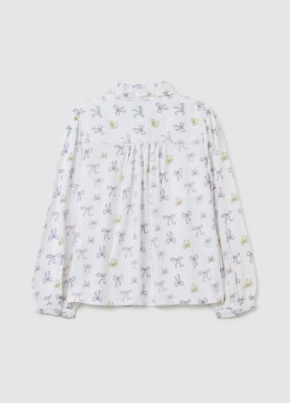 Девочки 3-10 ЛЕТ - OVS Kids Рубашка С Длинным Рукавом Для Девочек White Alyssum 3-10 Лет