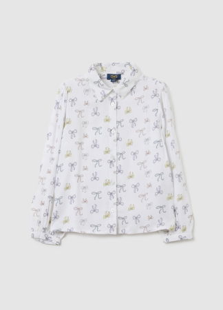 Девочки 3-10 ЛЕТ - OVS Kids Рубашка С Длинным Рукавом Для Девочек White Alyssum 3-10 Лет