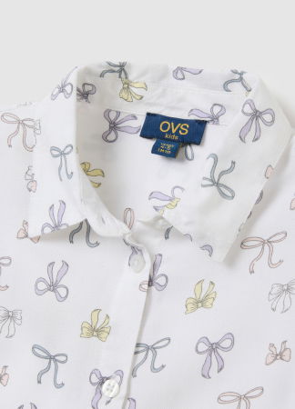 OVS Kids Camasa Maneca Lunga White Alyssum Fete 3-10 Ani [2]