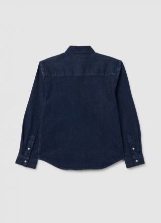 Camasi - OVS Kids Camasa Maneca Scurta Medium Dark Blue Baieti 10-15 Ani