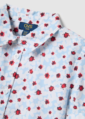 FETE - OVS Kids Camasa Maneca Scurta Multicolora Fete 3-10 Ani