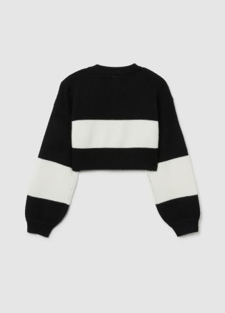 Девочки 10-15 ЛЕТ - OVS Kids Кардиган Для Девочек Чёрный/Белый 10-15 Лет