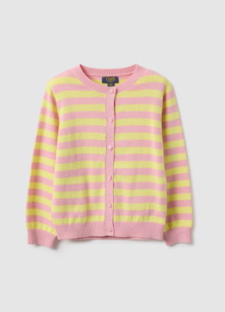 ДЕВОЧКИ - OVS Kids Кардиган Для Девочек Pink-Striped Yellow 3-10 Лет