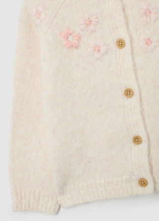 Tricotaje - OVS Kids Cardigan Vanilla Cream Fete 9-36 Luni