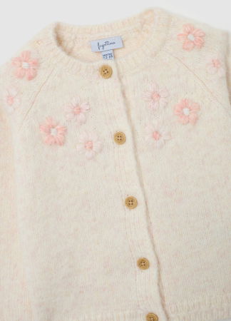 Tricotaje - OVS Kids Cardigan Vanilla Cream Fete 9-36 Luni