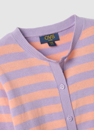 FETE - OVS Kids Cardigan Violet-Striped Orange Fete 3-10 Ani
