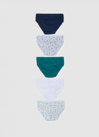 BAIETI - OVS Kids Chiloti Albastri/Verzi Baieti 10-15 Ani