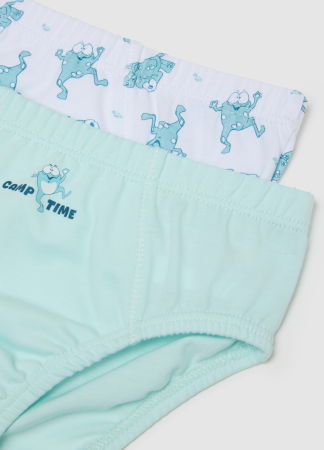 BAIETI - OVS Kids Chiloti Verde/Albi Baieti 3-10 Ani