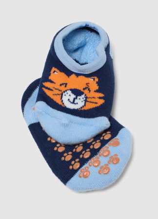 Accesorii - Ciorapi Antislip Albastri Baieti 9-36 Luni