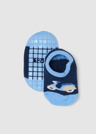 BAIETI - Ciorapi Antislip Albastri Baieti 9-36 Luni