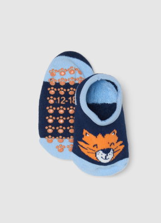 Accesorii - Ciorapi Antislip Albastri Baieti 9-36 Luni