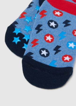 BAIETI - OVS Kids Ciorapi Antislip Blue/Lt Blue Baieti 3-10 Ani