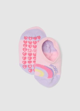 FETE - Ciorapi Antislip Violet/Pink Fete 9-36 Luni