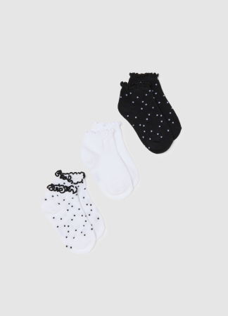 FETE - OVS Kids Ciorapi Antislip White/Black Fete 10-15 Ani