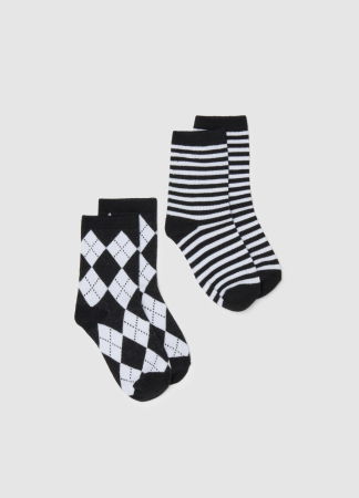 FETE - OVS Kids Ciorapi Antislip White/Black Fete 10-15 Ani