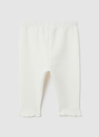 FETE - OVS Kids Colanți Albi Fete 0-9 Luni