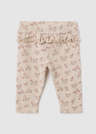 FETE - OVS Kids Colanți Beige Melange Fete 0-9 Luni