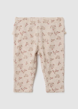 FETE - OVS Kids Colanți Beige Melange Fete 0-9 Luni