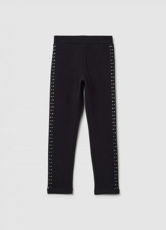 Fetite 3-10 ANI - OVS Kids Colanți Black Beauty  Fete 3-10 Ani