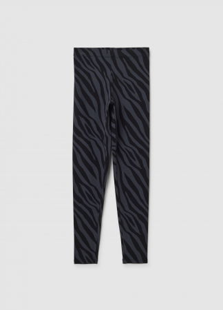 ДЕВОЧКИ - OVS Kids Леггинсы Для Девочек Black-Striped Grey 10-15 Лет