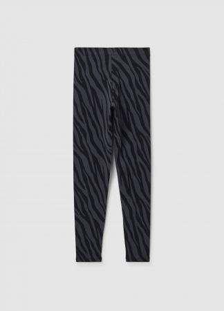 ДЕВОЧКИ - OVS Kids Леггинсы Для Девочек Black-Striped Grey 10-15 Лет