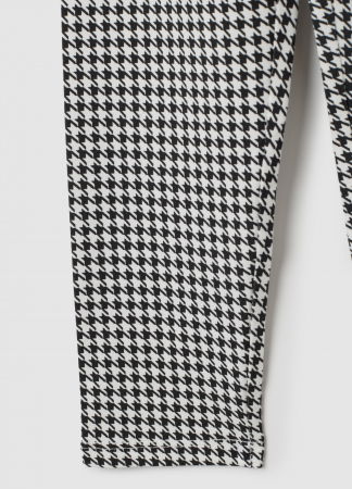 FETE - OVS Kids Colanți Negri/Albi Fete 3-10 Ani