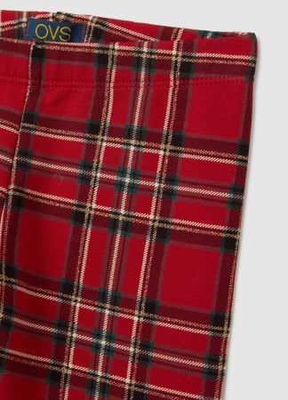 ДЕВОЧКИ - OVS Kids Леггинсы Для Девочек Red Check 3-10 Лет