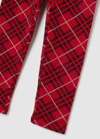 FETE - OVS Kids Colanți Red/White Check Fete 3-10 Ani