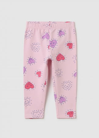 FETE - OVS Kids Colanți Roz Fete 9-36 Luni