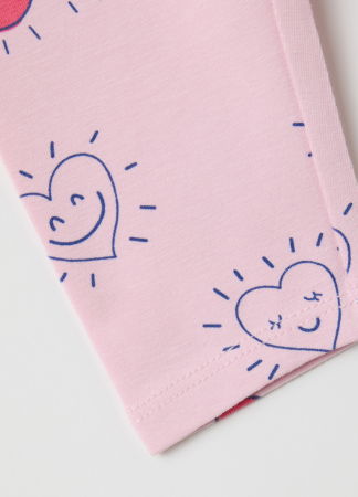 FETE - OVS Kids Colanți Roz Fete 9-36 Luni