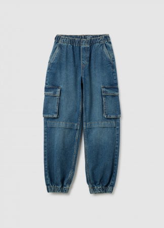 Джинсы - OVS Kids Джинсовые Джоггеры Для Мальчиков Medium Blue 10-15 Лет
