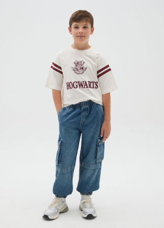 BAIETI - OVS Kids Jogger Denim Medium Blue Baieti 10-15 Ani