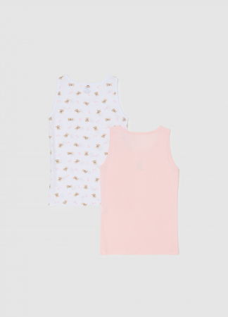 Fetite 3-10 ANI - OVS Kids Lenjerie Alba/Roz Fete 3-10 Ani