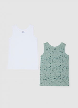 Accesorii - OVS Kids Lenjerie Verde/Alba Baieti 3-10 Ani