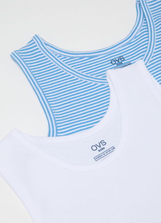 BAIETI - OVS Kids Lenjerie White/Lt Blue Baieti 3-10 Ani