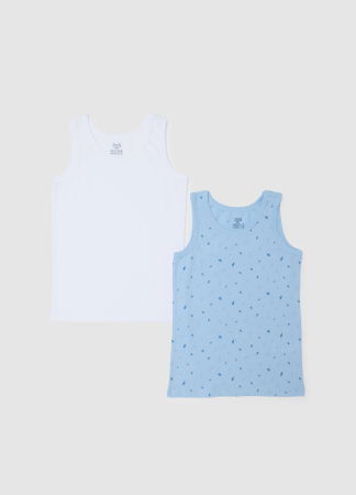 BAIETI - OVS Kids Lenjerie White/Lt Blue Baieti 3-10 Ani