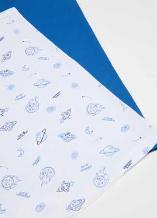 BAIETI - OVS Kids Lenjerie White/Lt Blue Baieti 3-10 Ani