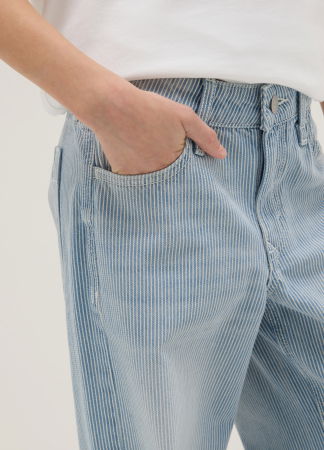 FETE - OVS Kids Pantaloni Blue/Alb Fete 10-15 Ani