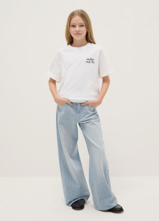 FETE - OVS Kids Pantaloni Blue/Alb Fete 10-15 Ani