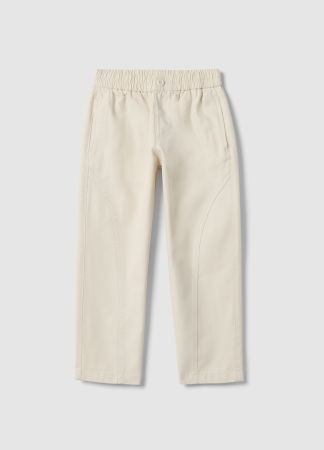 BAIETI - OVS Kids Pantaloni Gabardin Eggnog Baieti 3-10 Ani