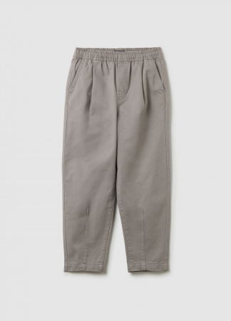 Pantaloni - OVS Kids Pantaloni Gabardin Gri Baieti 10-15 Ani