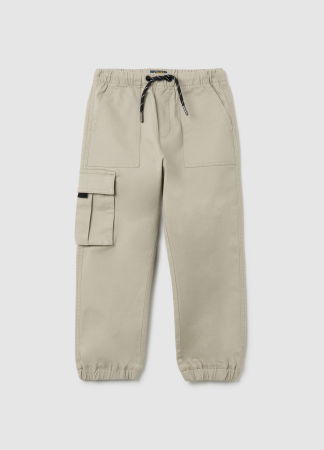 Pantaloni - OVS Kids Pantaloni Gabardin Gri Baieti 3-10 Ani