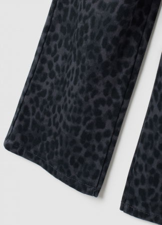 ДЕВОЧКИ - OVS Kids Габардиновые Брюки Для Девочек Серые/Чёрные 3-10 Лет