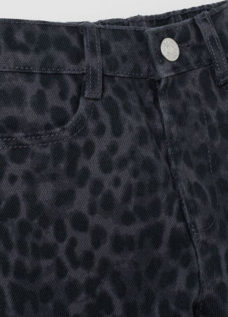 ДЕВОЧКИ - OVS Kids Габардиновые Брюки Для Девочек Серые/Чёрные 3-10 Лет