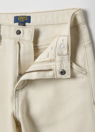 BAIETI - OVS Kids Pantaloni Gabardin Turtledove Baieti 3-10 Ani