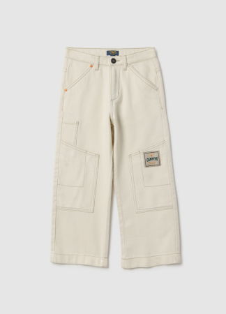 BAIETI - OVS Kids Pantaloni Gabardin Turtledove Baieti 3-10 Ani