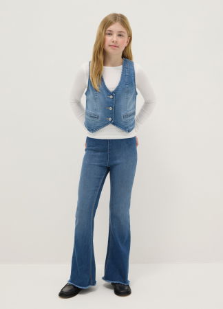 FETE - OVS Kids Pantaloni Medium Blue Fete 10-15 Ani