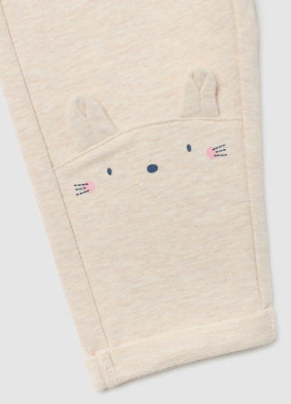 Pantaloni - OVS Kids Pantaloni Sport Beige Melange Fete 9-36 Luni